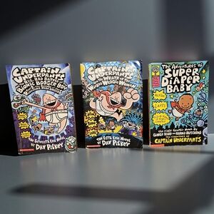 CAPTAIN UNDERPANTS Series Books. There Are 5 Different Books. Great Condition!